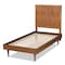 Baxton Studio Rin Mid-Century Modern Walnut Brown Finished Wood Twin Size Platform Bed 186-11138-11158-Zoro - alternate 7